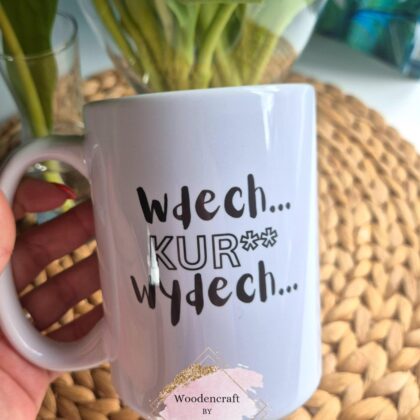 Kubek 450 ml WDECH KUR** WYDECH black