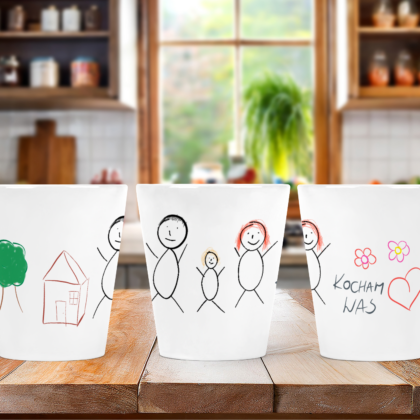 Kubek z rysunkiem dziecka