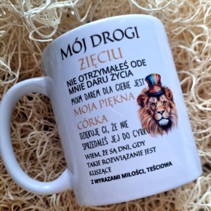 Śmieszny kubek dla zięcia 330 ml