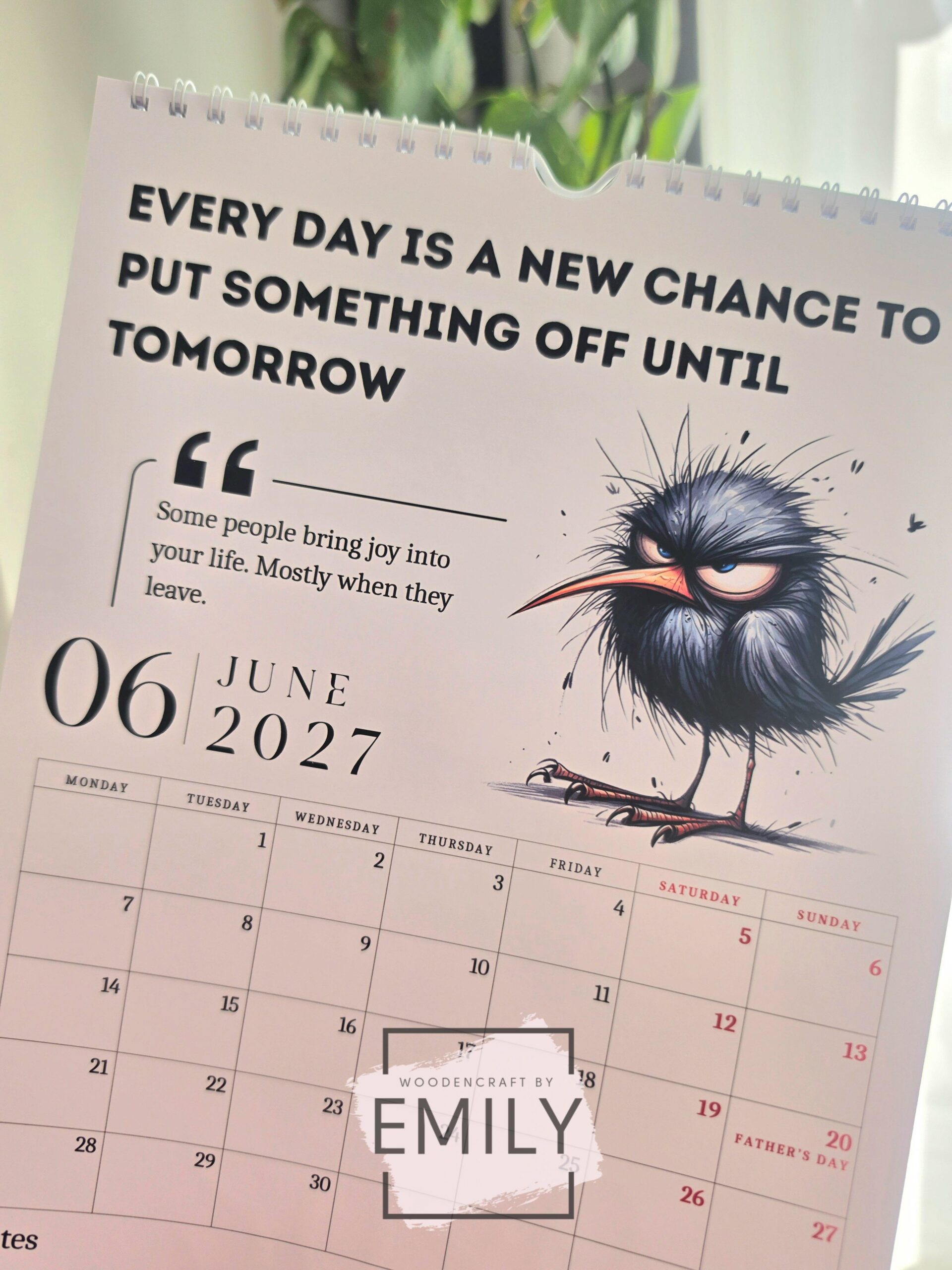 Funny & Sarcastic Calendar 2027 - obrazek 3